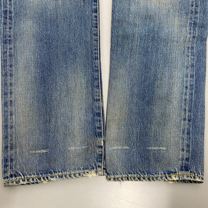 【現状渡し品】【メンズ】 4AP-2112 STUDS DAMAGE DENIM PANTS スタッズ ダメージ デニム パンツ ボトムス ズボン 151-260212-cs-04-izu サイズ：30 カラー：インディゴ 万代Net店