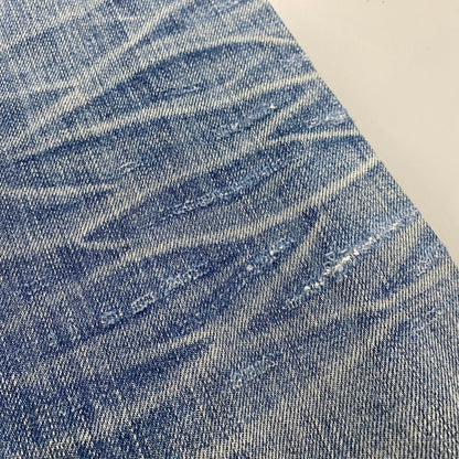 【現状渡し品】【メンズ】 STUDS CRASH DENIM PANTS スタッズ クラッシュ デニム パンツ ボトムス ズボン 151-260212-cs-03-izu サイズ：W30 L32 カラー：インディゴ 万代Net店
