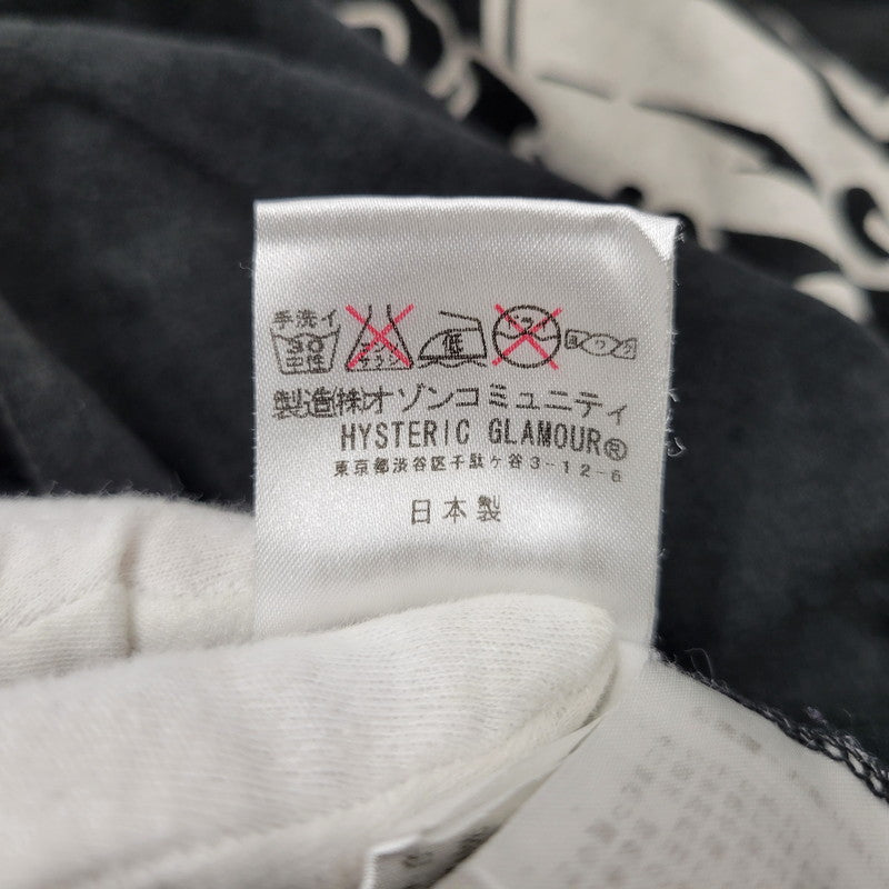 【中古品】【メンズ】 HYSTERIC GLAMOUR ヒステリックグラマー ROCK ME BABY TEE 0212CT10 Tシャツ 半袖 トップス 140-260214-as-22-izu サイズ：M カラー：ブラック 万代Net店