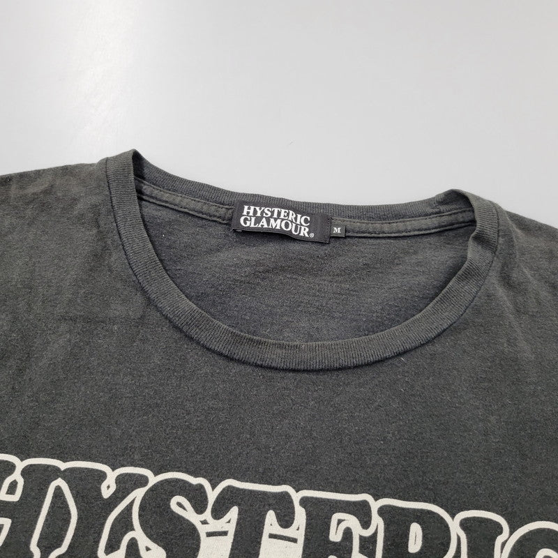 【中古品】【メンズ】 HYSTERIC GLAMOUR ヒステリックグラマー ROCK ME BABY TEE 0212CT10 Tシャツ 半袖 トップス 140-260214-as-22-izu サイズ：M カラー：ブラック 万代Net店
