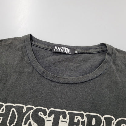 【中古品】【メンズ】 HYSTERIC GLAMOUR ヒステリックグラマー ROCK ME BABY TEE 0212CT10 Tシャツ 半袖 トップス 140-260214-as-22-izu サイズ：M カラー：ブラック 万代Net店