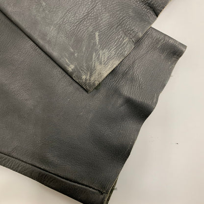 【現状渡し品】【メンズ】 USED LEATHER PANTS レザー パンツ ボトムス ズボン 157-260214-cs-21-izu サイズ：33 カラー：ブラック 万代Net店