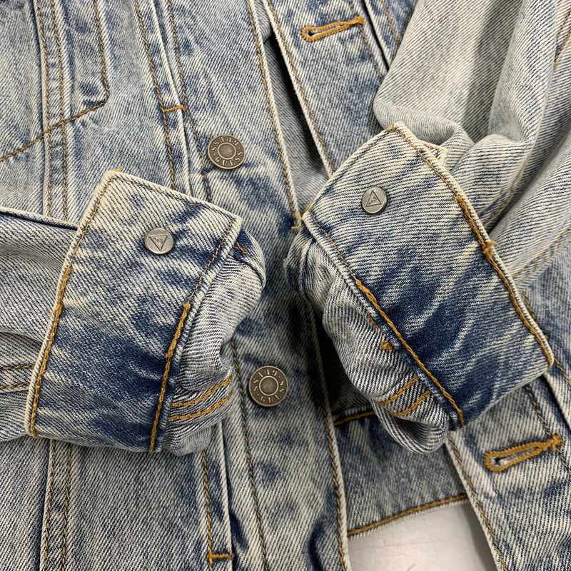 【中古品】【メンズ】 M3GG77D4XY0 DENIM KIT JACKET デニム キット ジャケット アウター 141-260214-cs-22-izu サイズ：L カラー：ライトインディゴ 万代Net店