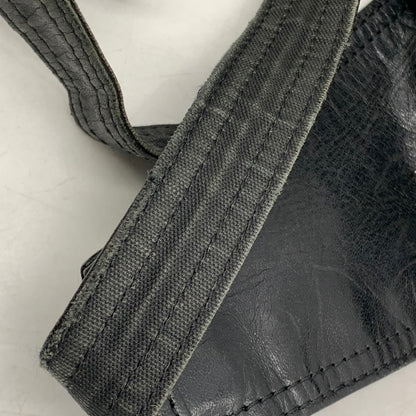 【現状渡し品】【メンズ/レディース】 082-01188 SQUARE WAIST POUCH スクエア ウエスト ポーチ カバン 鞄 188-260212-ya-04-izu カラー：BLACK 万代Net店