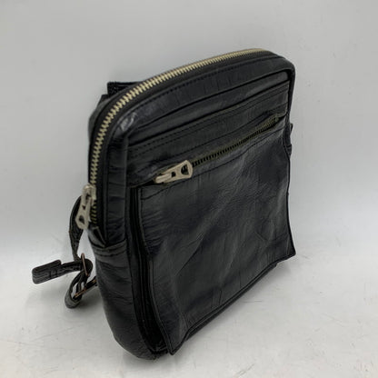 【現状渡し品】【メンズ/レディース】 082-01188 SQUARE WAIST POUCH スクエア ウエスト ポーチ カバン 鞄 188-260212-ya-04-izu カラー：BLACK 万代Net店