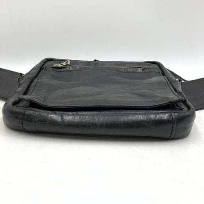 【現状渡し品】【メンズ/レディース】 082-01188 SQUARE WAIST POUCH スクエア ウエスト ポーチ カバン 鞄 188-260212-ya-04-izu カラー：BLACK 万代Net店