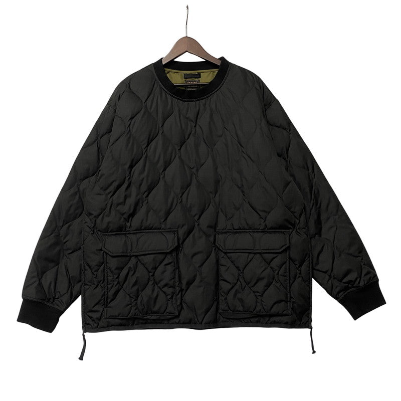 【中古品】【メンズ】 TAION タイオン 100PML-1 MILITARY DOWN PULL OVER ミリタリー ダウン プルオーバー トップス 長袖 144-260212-cs-07-izu サイズ：ASIA XXXL カラー：ブラック 万代Net店