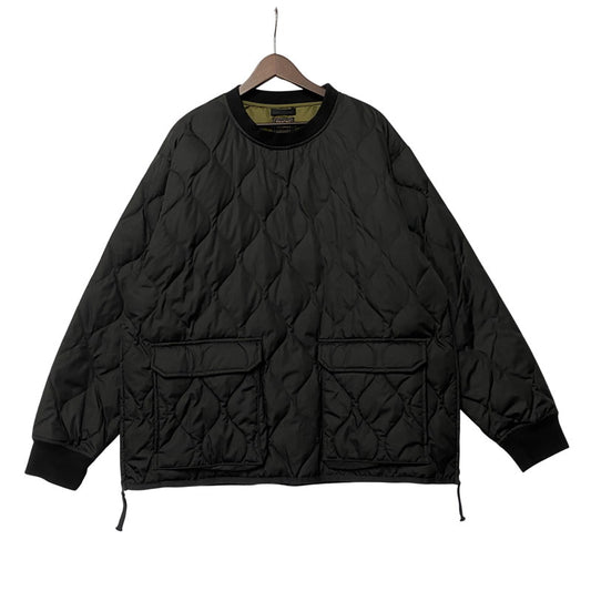 【中古品】【メンズ】 TAION タイオン 100PML-1 MILITARY DOWN PULL OVER ミリタリー ダウン プルオーバー トップス 長袖 144-260212-cs-07-izu サイズ：ASIA XXXL カラー：ブラック 万代Net店