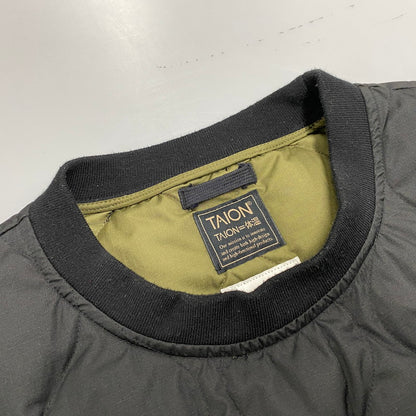 【中古品】【メンズ】 TAION タイオン 100PML-1 MILITARY DOWN PULL OVER ミリタリー ダウン プルオーバー トップス 長袖 144-260212-cs-07-izu サイズ：ASIA XXXL カラー：ブラック 万代Net店