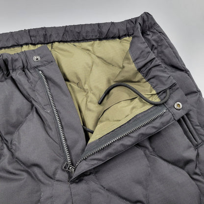【中古品】【メンズ】 TAION タイオン MILITARY ZIP SLIT DOWN PANTS 133ZML-1 ミリタリー ジップスリット ダウンパンツ ボトムス 155-260214-as-20-izu サイズ：XL カラー：ブラック 万代Net店