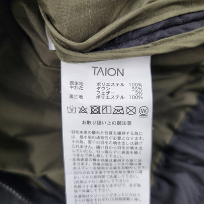 【中古品】【メンズ】 TAION タイオン MILITARY ZIP SLIT DOWN PANTS 133ZML-1 ミリタリー ジップスリット ダウンパンツ ボトムス 155-260214-as-20-izu サイズ：XL カラー：ブラック 万代Net店