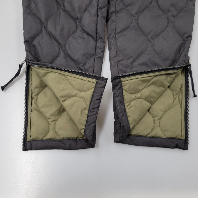 【中古品】【メンズ】 TAION タイオン MILITARY ZIP SLIT DOWN PANTS 133ZML-1 ミリタリー ジップスリット ダウンパンツ ボトムス 155-260214-as-20-izu サイズ：XL カラー：ブラック 万代Net店