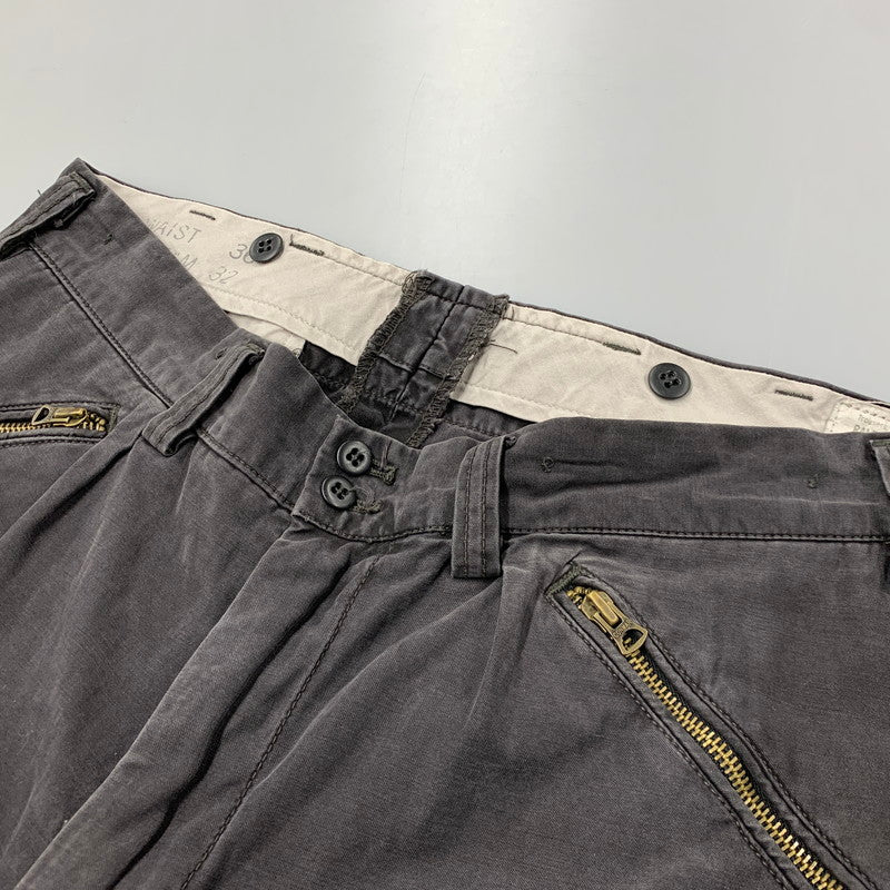【中古品】【メンズ】 US ARMY MOUNTAIN ユーエス アーミー マウンテン TROUSERS TYPE CARGO PANTS トラウザーズ タイプ カーゴ パンツ ズボン ボトムス　 157-260212-ya-03-izu サイズ：36×32 カラー：BLACK 万代Net店