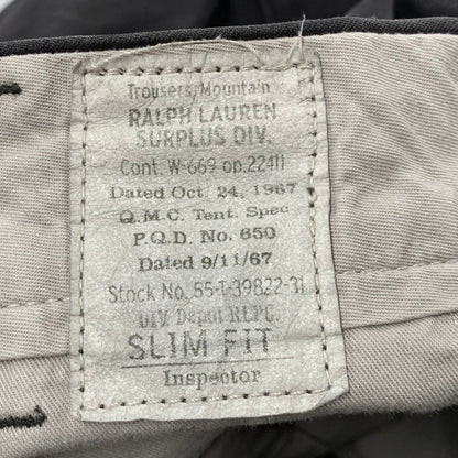 【中古品】【メンズ】 US ARMY MOUNTAIN ユーエス アーミー マウンテン TROUSERS TYPE CARGO PANTS トラウザーズ タイプ カーゴ パンツ ズボン ボトムス　 157-260212-ya-03-izu サイズ：36×32 カラー：BLACK 万代Net店