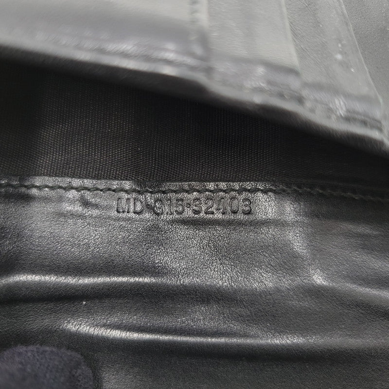 【現状渡し品】【メンズ/レディース】 BVLGARI ブルガリ BIFOLD LEATHER LONG WALLET 32403 バイフォールド レザー ロングウォレット 長財布 181-260306-as-01-izu カラー：ブラック 万代Net店