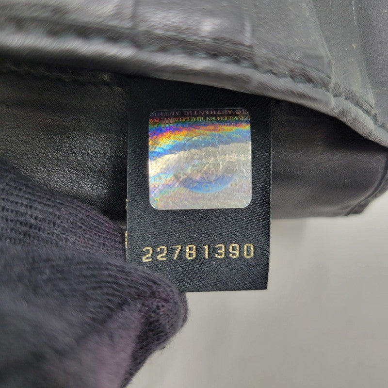 【現状渡し品】【メンズ/レディース】 BVLGARI ブルガリ BIFOLD LEATHER LONG WALLET 32403 バイフォールド レザー ロングウォレット 長財布 181-260306-as-01-izu カラー：ブラック 万代Net店