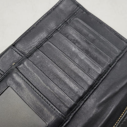 【現状渡し品】【メンズ/レディース】 BVLGARI ブルガリ BIFOLD LEATHER LONG WALLET 32403 バイフォールド レザー ロングウォレット 長財布 181-260306-as-01-izu カラー：ブラック 万代Net店