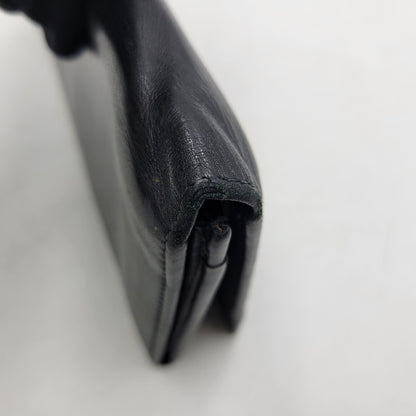 【現状渡し品】【メンズ/レディース】 BVLGARI ブルガリ BIFOLD LEATHER LONG WALLET 32403 バイフォールド レザー ロングウォレット 長財布 181-260306-as-01-izu カラー：ブラック 万代Net店