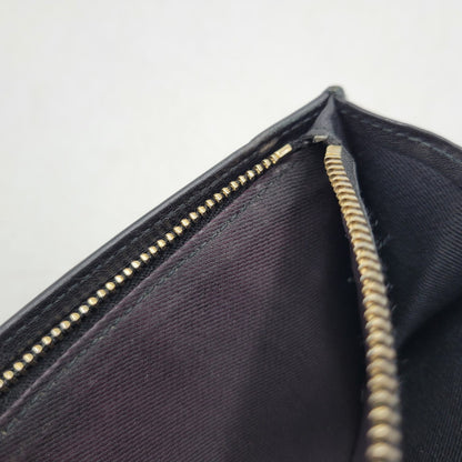 【現状渡し品】【メンズ/レディース】 BVLGARI ブルガリ BIFOLD LEATHER LONG WALLET 32403 バイフォールド レザー ロングウォレット 長財布 181-260306-as-01-izu カラー：ブラック 万代Net店