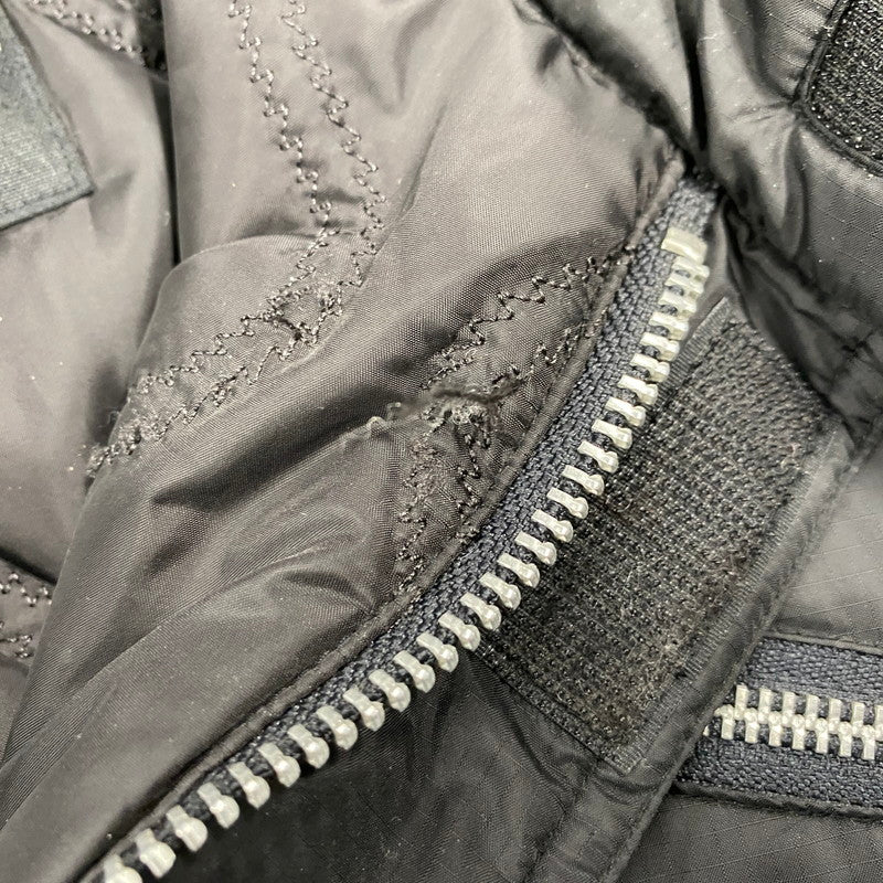 【中古品】【メンズ】 TSNH-JK09 2002年製 00S QUILTING LINER ZIP DESIGN PADDED NYLON JACKET キルティング ライナー ジップ デザイン パデッド ナイロン ジャケット アウター 142-260212-cs-06-izu サイズ：L カラー：ブラック 万代Net店