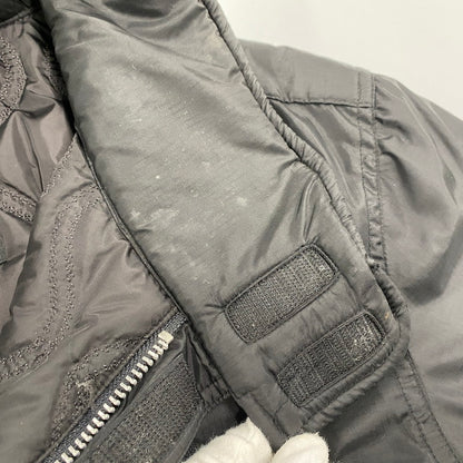 【中古品】【メンズ】 TSNH-JK09 2002年製 00S QUILTING LINER ZIP DESIGN PADDED NYLON JACKET キルティング ライナー ジップ デザイン パデッド ナイロン ジャケット アウター 142-260212-cs-06-izu サイズ：L カラー：ブラック 万代Net店