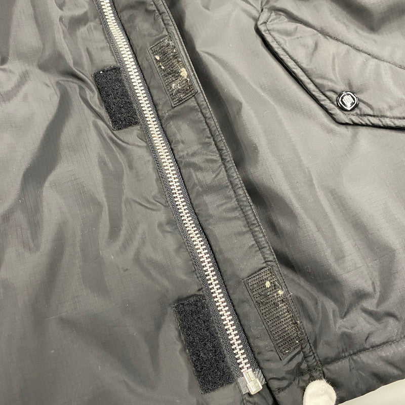 【中古品】【メンズ】 TSNH-JK09 2002年製 00S QUILTING LINER ZIP DESIGN PADDED NYLON JACKET キルティング ライナー ジップ デザイン パデッド ナイロン ジャケット アウター 142-260212-cs-06-izu サイズ：L カラー：ブラック 万代Net店