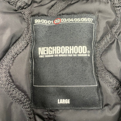 【中古品】【メンズ】 TSNH-JK09 2002年製 00S QUILTING LINER ZIP DESIGN PADDED NYLON JACKET キルティング ライナー ジップ デザイン パデッド ナイロン ジャケット アウター 142-260212-cs-06-izu サイズ：L カラー：ブラック 万代Net店