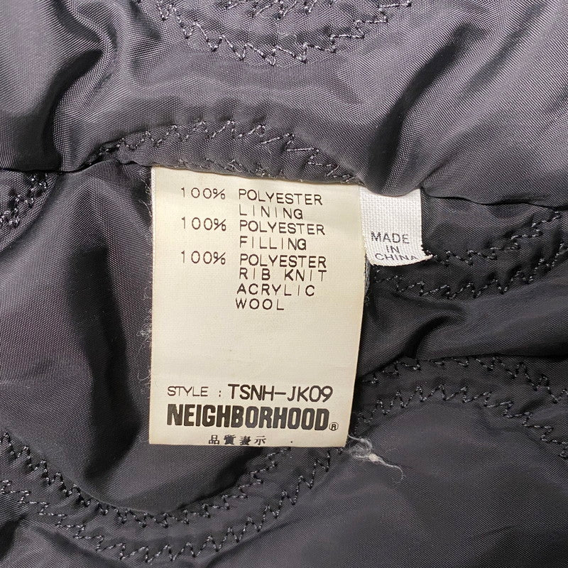 【中古品】【メンズ】 TSNH-JK09 2002年製 00S QUILTING LINER ZIP DESIGN PADDED NYLON JACKET キルティング ライナー ジップ デザイン パデッド ナイロン ジャケット アウター 142-260212-cs-06-izu サイズ：L カラー：ブラック 万代Net店