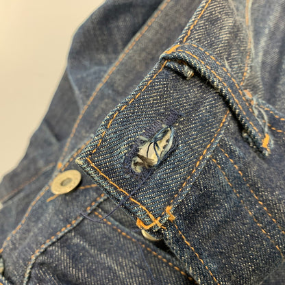 【中古品】【メンズ】 44501-0017 日本製 DENIM PANTS デニム パンツ ズボン ボトムス 156-260213-ya-07-izu サイズ：31×36 カラー：インディゴ 万代Net店