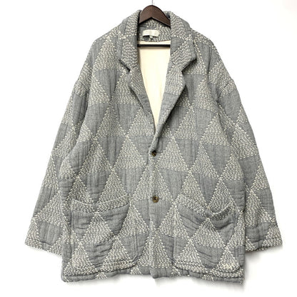 【中古品】【メンズ】 KITH キス QUILT STITCH ALFIE JACKET KHM032317 キルト ステッチ アルフィー ジャケット アウター 142-260213-as-04-izu サイズ：XL カラー：グレー 万代Net店