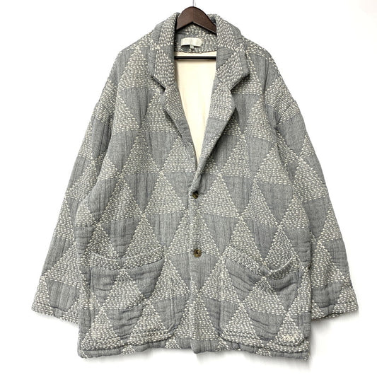 【中古品】【メンズ】 KITH キス QUILT STITCH ALFIE JACKET KHM032317 キルト ステッチ アルフィー ジャケット アウター 142-260213-as-04-izu サイズ：XL カラー：グレー 万代Net店