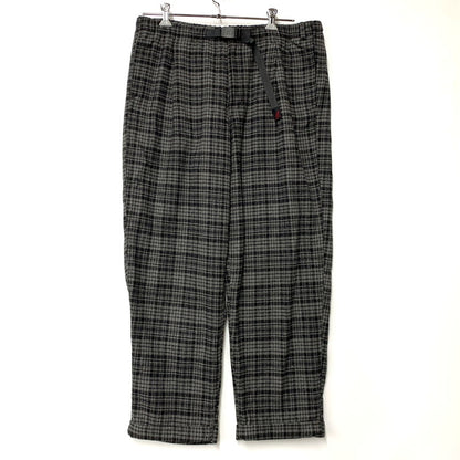 【中古品】【メンズ】 GMP-21F057 WOOL BLEND TUCK TAPERED PANTS ウール ブレンド タック テーパード パンツ ボトムス 155-260215-kh-10-izu サイズ：XXL カラー：グレー×ブラック 万代Net店