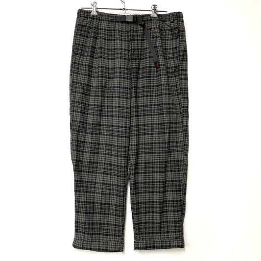 【中古品】【メンズ】 GMP-21F057 WOOL BLEND TUCK TAPERED PANTS ウール ブレンド タック テーパード パンツ ボトムス 155-260215-kh-10-izu サイズ：XXL カラー：グレー×ブラック 万代Net店