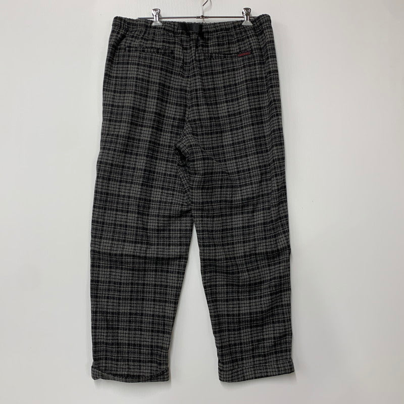 【中古品】【メンズ】 GMP-21F057 WOOL BLEND TUCK TAPERED PANTS ウール ブレンド タック テーパード パンツ ボトムス 155-260215-kh-10-izu サイズ：XXL カラー：グレー×ブラック 万代Net店
