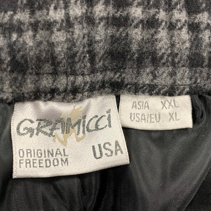 【中古品】【メンズ】 GMP-21F057 WOOL BLEND TUCK TAPERED PANTS ウール ブレンド タック テーパード パンツ ボトムス 155-260215-kh-10-izu サイズ：XXL カラー：グレー×ブラック 万代Net店