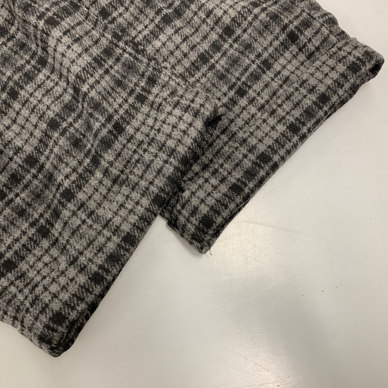 【中古品】【メンズ】 GMP-21F057 WOOL BLEND TUCK TAPERED PANTS ウール ブレンド タック テーパード パンツ ボトムス 155-260215-kh-10-izu サイズ：XXL カラー：グレー×ブラック 万代Net店