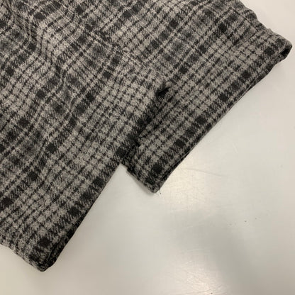 【中古品】【メンズ】 GMP-21F057 WOOL BLEND TUCK TAPERED PANTS ウール ブレンド タック テーパード パンツ ボトムス 155-260215-kh-10-izu サイズ：XXL カラー：グレー×ブラック 万代Net店