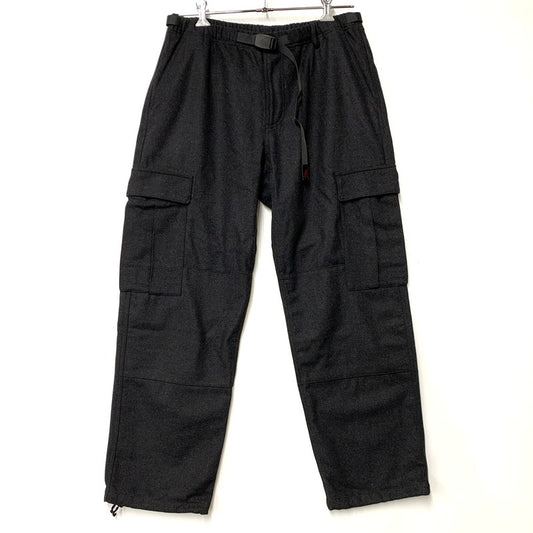 【中古品】【メンズ】 G2FM-P011 WOOL CARGO PANT ウール カーゴ パンツ ボトムス 155-260215-kh-09-izu サイズ：XL カラー：ブラック 万代Net店