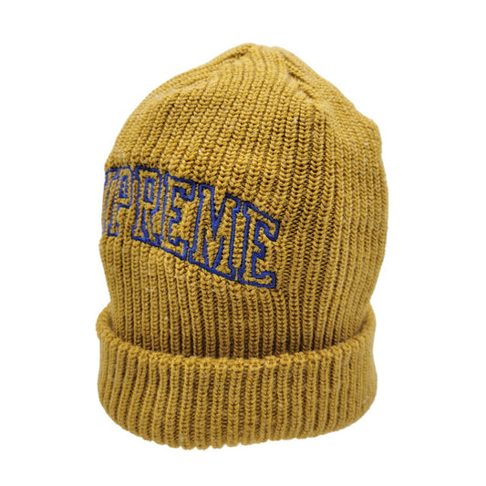 【中古品】【メンズ】 17FW LOOSE GAUGE ARC BEANIE ルーズ ゲージ アーク ビーニー ニット帽 帽子 185-260213-ya-03-izu サイズ：F カラー：イエロー 万代Net店