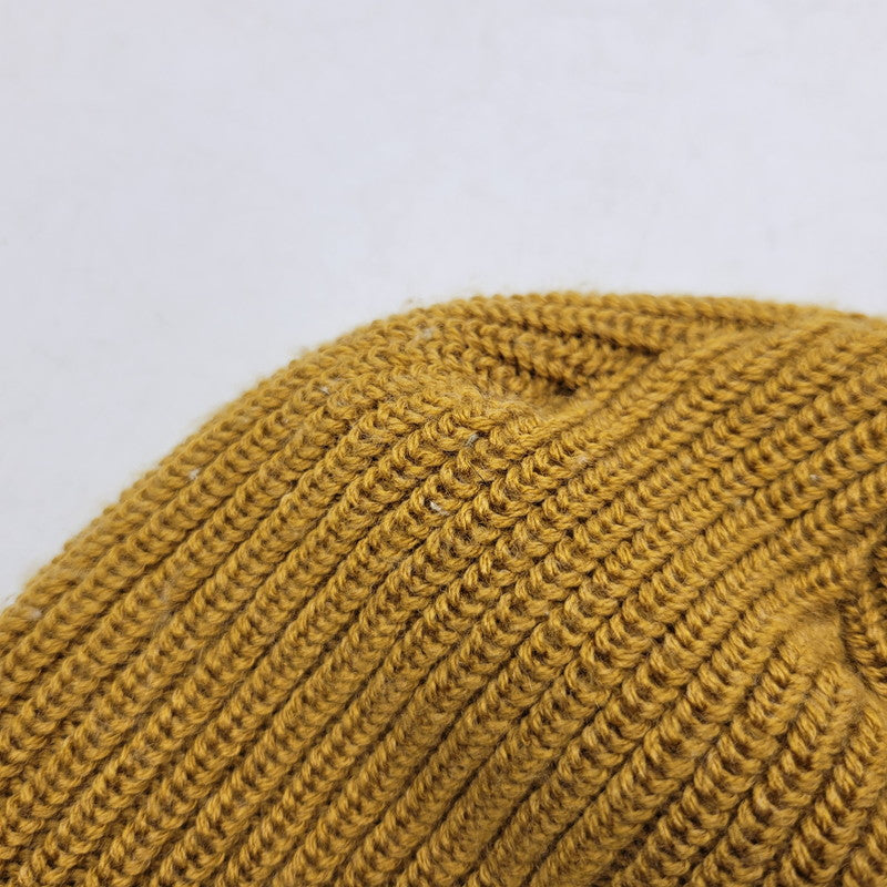 【中古品】【メンズ】 Supreme シュプリーム 17FW LOOSE GAUGE ARC BEANIE ルーズ ゲージ アーク ビーニー ニット帽 帽子 185-260213-ya-03-izu サイズ：F カラー：イエロー 万代Net店