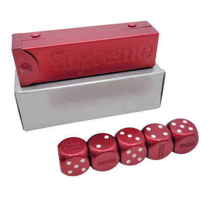 【中古品】【メンズ/レディース】 ALUMINUM DICE SET アルミニウム ダイスセット 雑貨 208-260213-ya-01-izu カラー：レッド 万代Net店