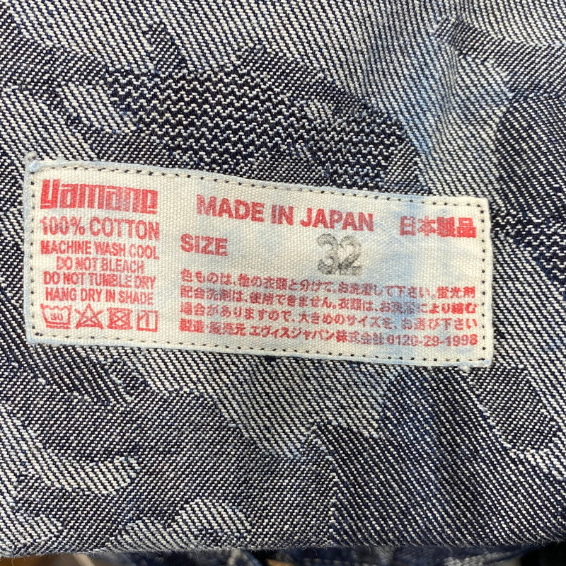 【中古品】【メンズ】 EVISU エヴィス JACQUARD DENIM OVERALL ジャガード デニム オーバーオール 156-260216-as-13-izu サイズ：32 カラー：インディゴ 万代Net店