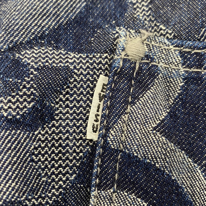 【中古品】【メンズ】 EVISU エヴィス JACQUARD DENIM OVERALL ジャガード デニム オーバーオール 156-260216-as-13-izu サイズ：32 カラー：インディゴ 万代Net店