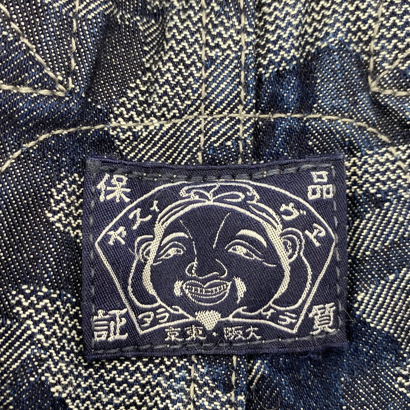 【中古品】【メンズ】 EVISU エヴィス JACQUARD DENIM OVERALL ジャガード デニム オーバーオール 156-260216-as-13-izu サイズ：32 カラー：インディゴ 万代Net店