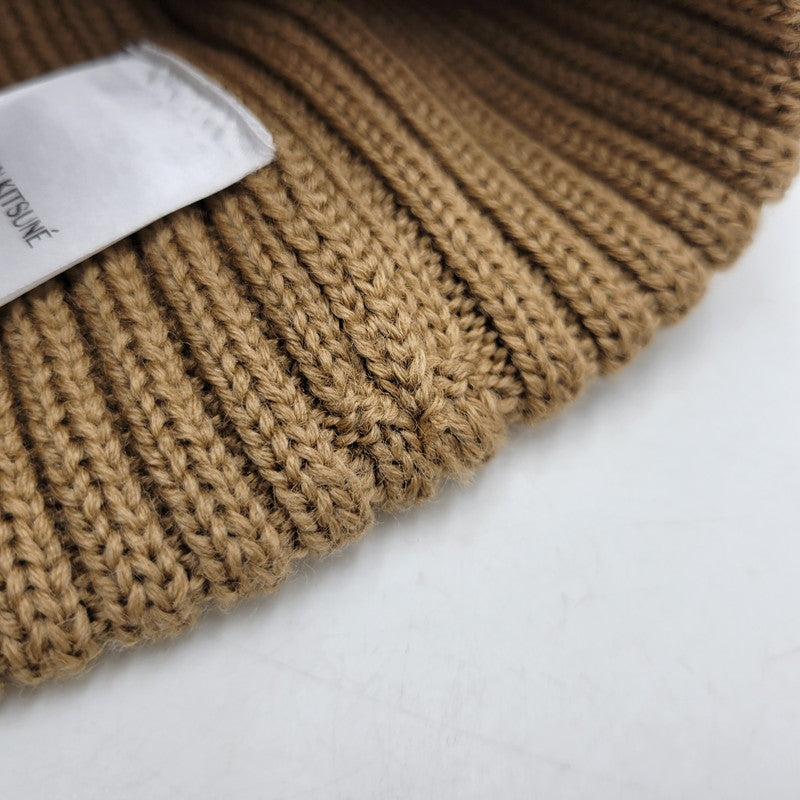 【中古品】【メンズ/レディース】 LM06111KT1022 FOX HEAD PATCH RIBBED BEANIE フォックス ヘッド パッチ リブド ビーニー 帽子 185-260217-cs-11-izu サイズ：F カラー：ブラウン 万代Net店