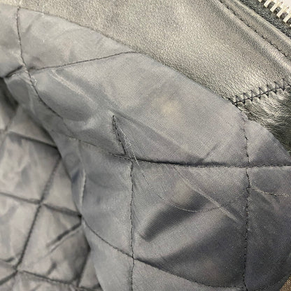 【中古品】【メンズ】 SCHOTT PERFECTO ショット パーフェクト DOUBLE RIDERS JACKET ダブルライダースジャケット USA製 アウター 145-260216-as-03-izu サイズ：38 カラー：ブラック 万代Net店