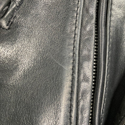 【中古品】【メンズ】 SCHOTT PERFECTO ショット パーフェクト DOUBLE RIDERS JACKET ダブルライダースジャケット USA製 アウター 145-260216-as-03-izu サイズ：38 カラー：ブラック 万代Net店