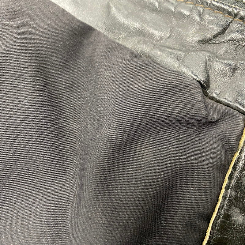 【現状渡し品】【メンズ】 SCHOTT PERFECTO ショット パーフェクト DOUBLE RIDERS JACKET ダブルライダースジャケット USA製 アウター 145-260216-as-02-izu サイズ：36 カラー：ブラック 万代Net店