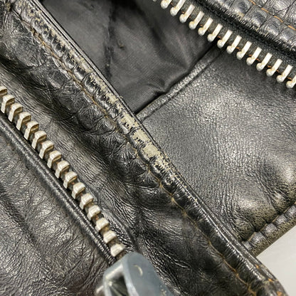 【現状渡し品】【メンズ】 SCHOTT PERFECTO ショット パーフェクト DOUBLE RIDERS JACKET ダブルライダースジャケット USA製 アウター 145-260216-as-02-izu サイズ：36 カラー：ブラック 万代Net店