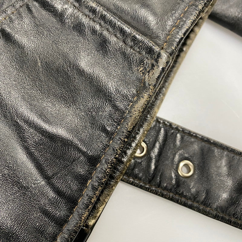 【現状渡し品】【メンズ】 SCHOTT PERFECTO ショット パーフェクト DOUBLE RIDERS JACKET ダブルライダースジャケット USA製 アウター 145-260216-as-02-izu サイズ：36 カラー：ブラック 万代Net店